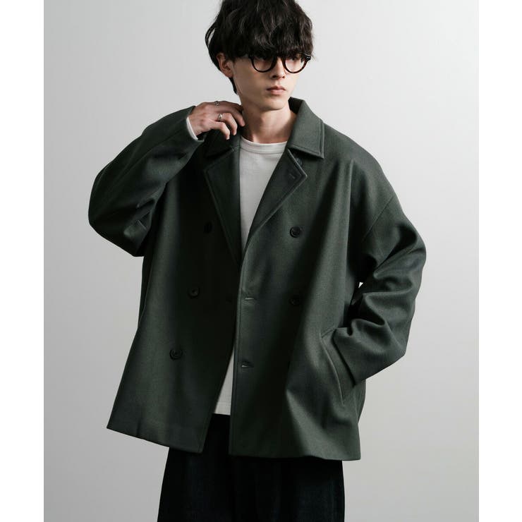 激安通販の Pコート ダブル ショート丈[品番：OE000008268]｜Rocky Monroe ジャケット・アウター
