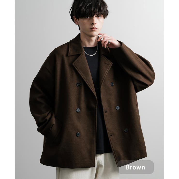 Pコート ダブル ショート丈[品番：OE000008268]｜Rocky  Monroe（ロッキーモンロー）のメンズファッション通販｜SHOPLIST（ショップリスト）