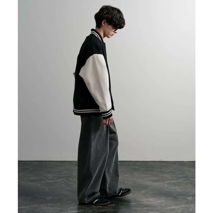 スタジャン テックメルトン 切替[品番：OE000008257]｜Rocky Monroe