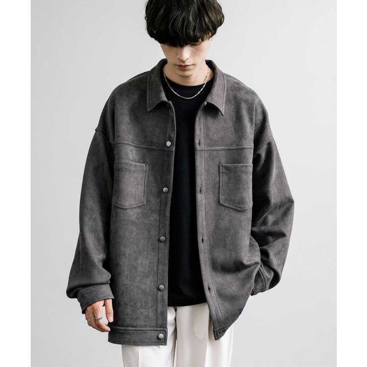 CPOシャツ ジャケット フェイクスエード[品番：OE000008247