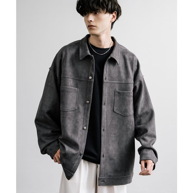 CPOシャツ ジャケット フェイクスエード[品番：OE000008247]｜Rocky