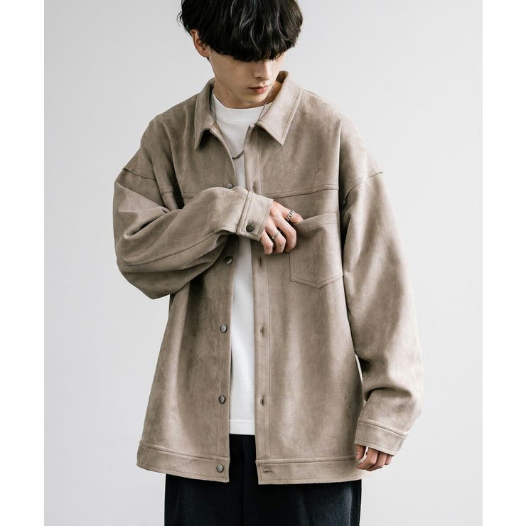 CPOシャツ ジャケット フェイクスエード[品番：OE000008247]｜Rocky