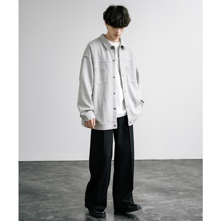 CPOシャツ ジャケット フェイクスエード[品番：OE000008247]｜Rocky