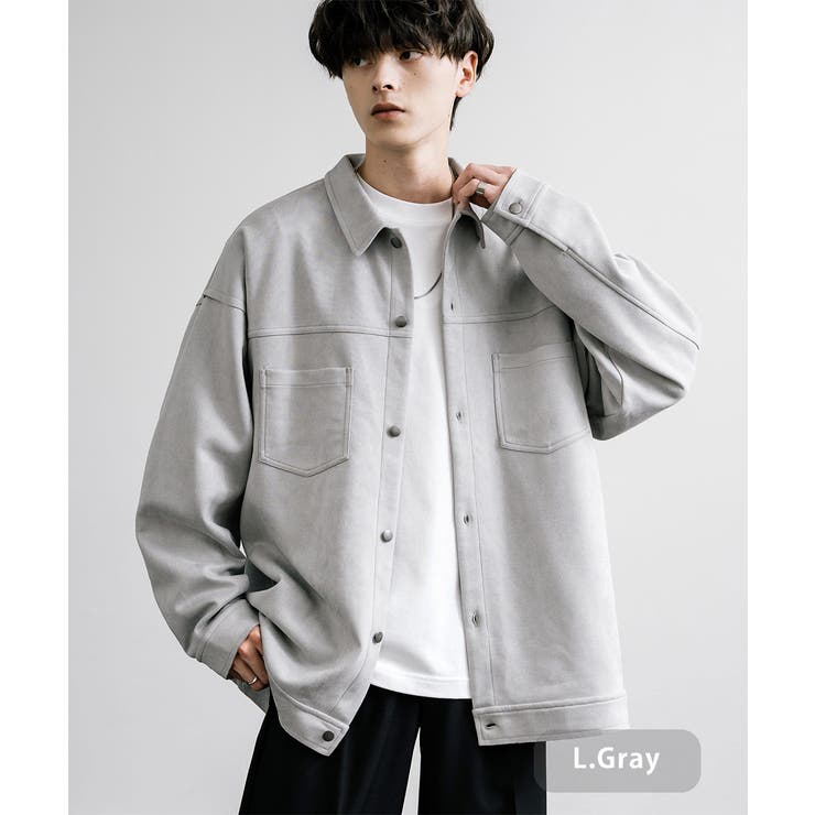 CPOシャツ ジャケット フェイクスエード[品番：OE000008247