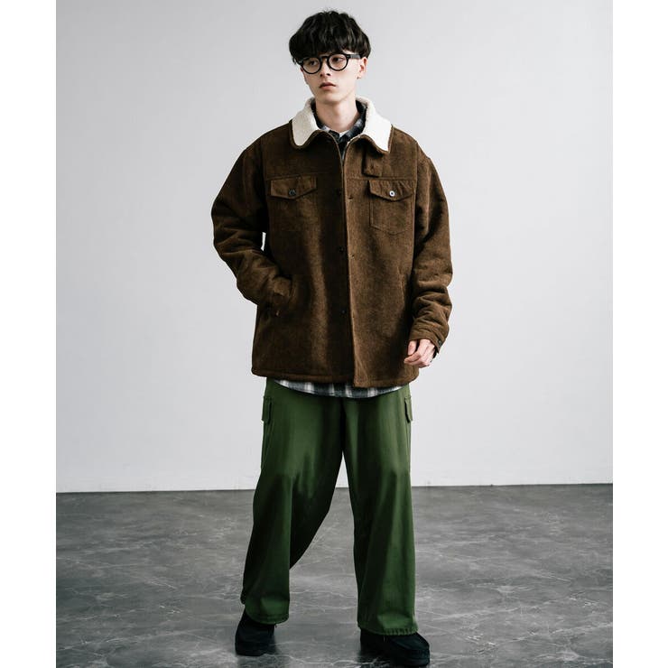 ランチコート コーデュロイ 裏ボア[品番：OE000008292]｜Rocky Monroe