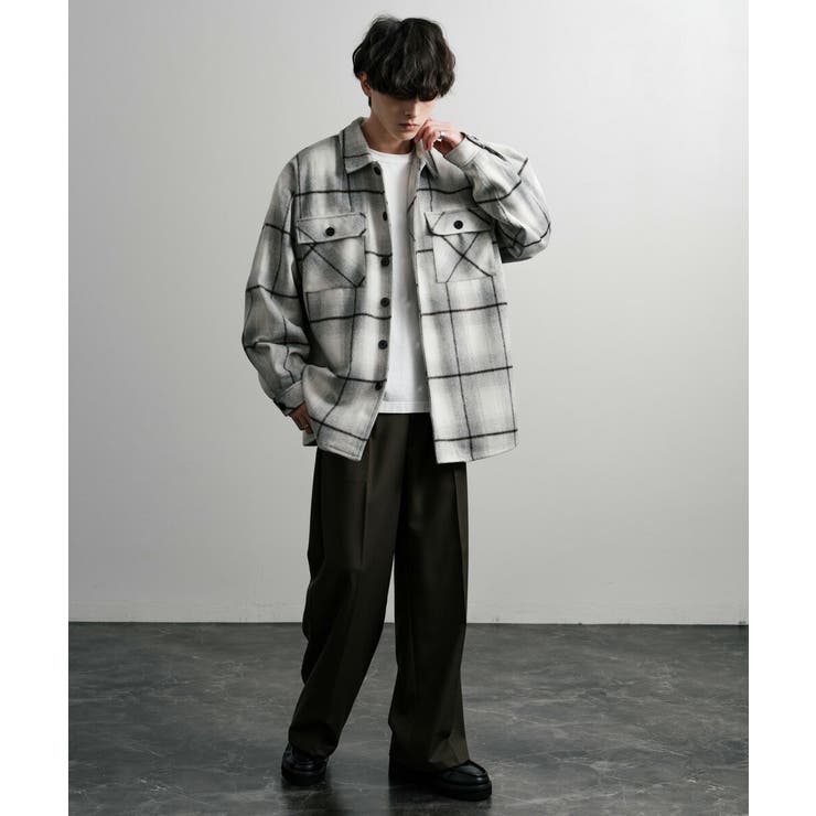 CPOジャケット チェック オーバーサイズ[品番：OE000008261]｜Rocky  Monroe（ロッキーモンロー）のメンズファッション通販｜SHOPLIST（ショップリスト）