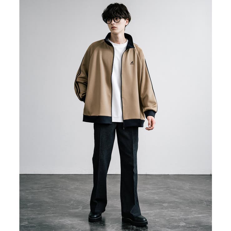 KANGOL トラックジャケット ダンボールニット[品番：OE000008249