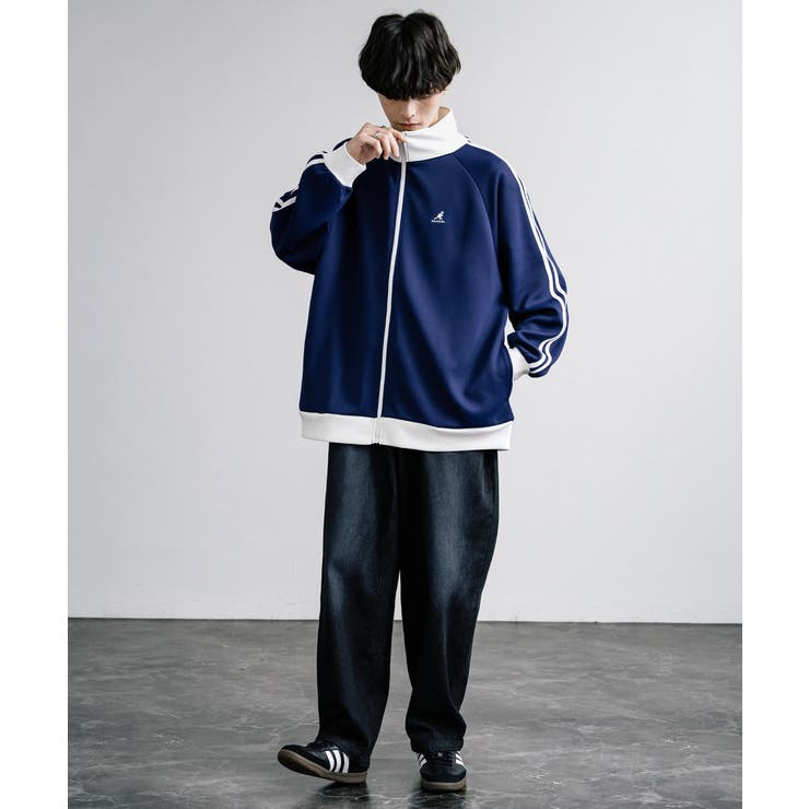 KANGOL トラックジャケット ダンボールニット[品番：OE000008249