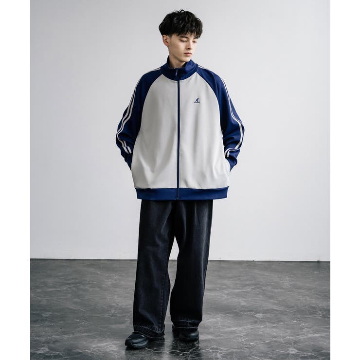 KANGOL トラックジャケット ダンボールニット[品番：OE000008249