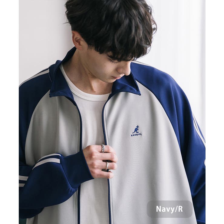 KANGOL トラックジャケット ダンボールニット[品番：OE000008249