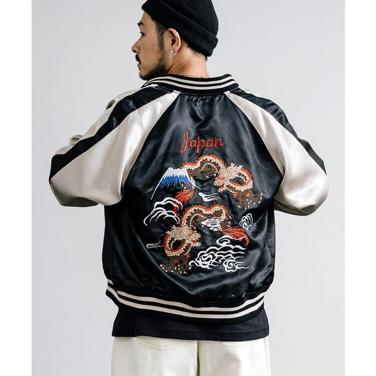 スカジャン ブルゾン 刺繍[品番：OE000008166]｜Rocky Monroe