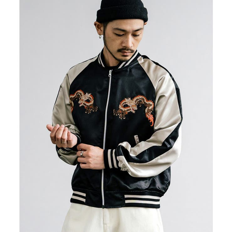 【ほぼ新品★保証タグ付】モンクレール　スカジャン　ブルゾン　ジャンパー スカジャン ブルゾン 刺繍[品番：OE000008166]｜Rocky Monroe