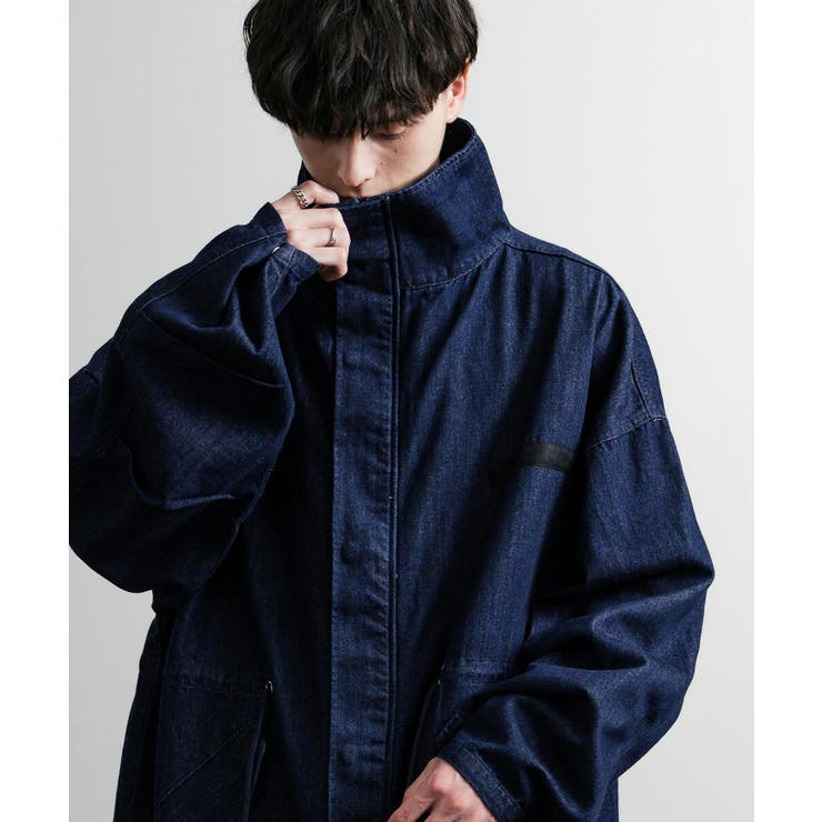 モッズコート デニム スタンドネック[品番：OE000008184]｜Rocky
