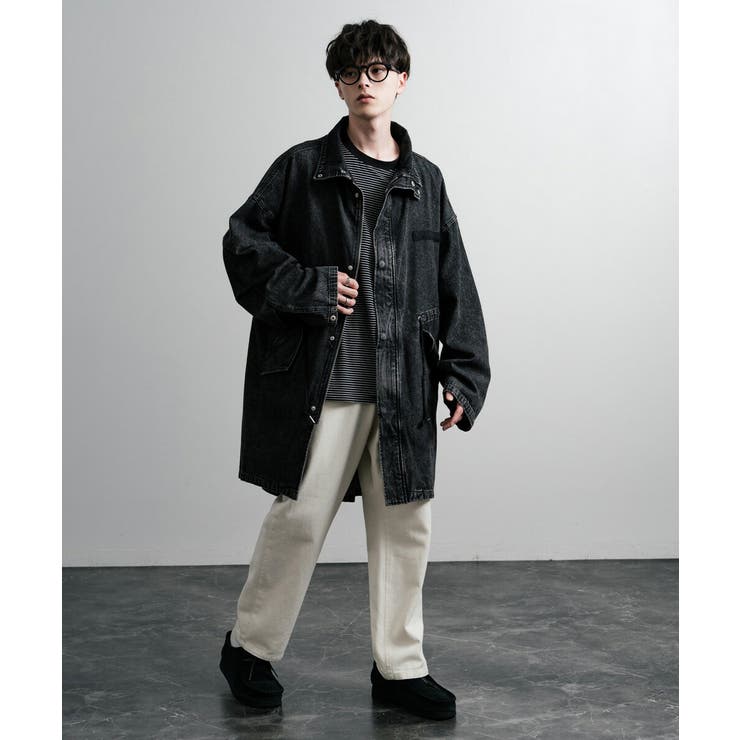 【正規品質保証】 モッズコート デニム スタンドネック[品番：OE000008184]｜Rocky ジャケット・アウター