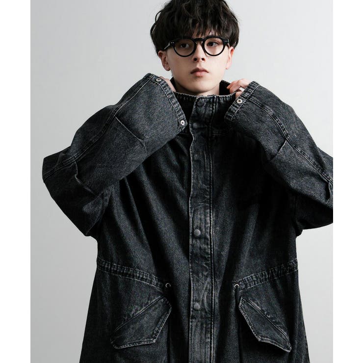 モッズコート デニム スタンドネック[品番：OE000008184]｜Rocky