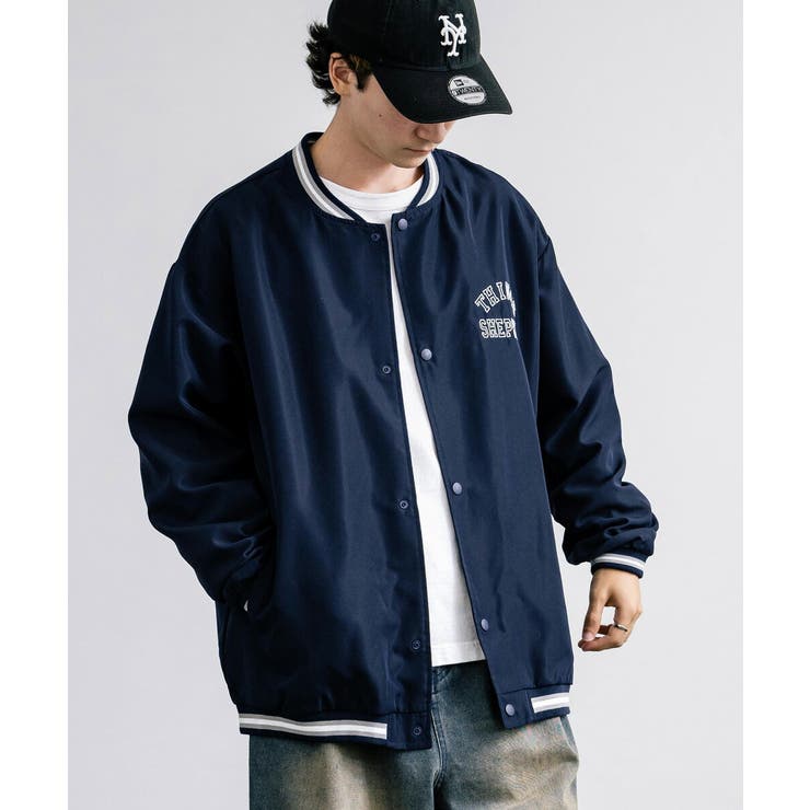 スタジャン 刺繍 オーバーサイズ[品番：OE000008201]｜Rocky Monroe