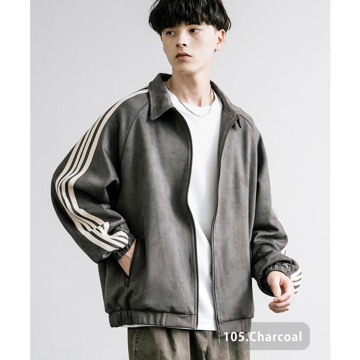 ブルゾン トラックジャケット フェイクスエード[品番：OE000008302