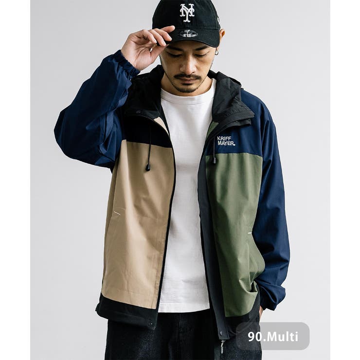 KENZO ベージュ フード付きジャケット　マウンテンパーカー フードジャケット マウンテンパーカー マンパ[品番：OE000008301