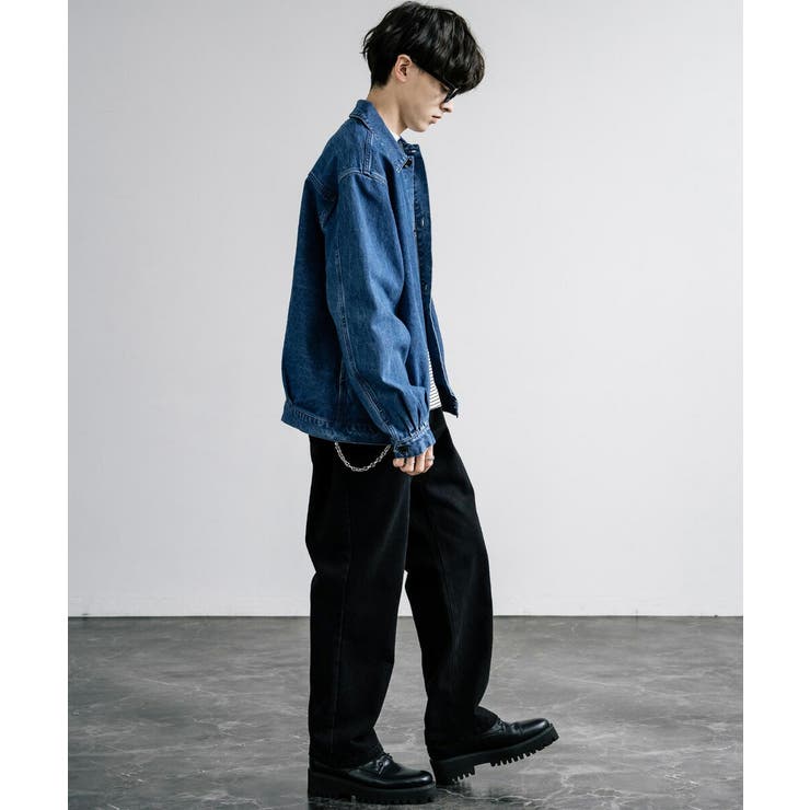 デニムジャケット オーバーサイズ インディゴ[品番：OE000008361]｜Rocky  Monroe（ロッキーモンロー）のメンズファッション通販｜SHOPLIST（ショップリスト）