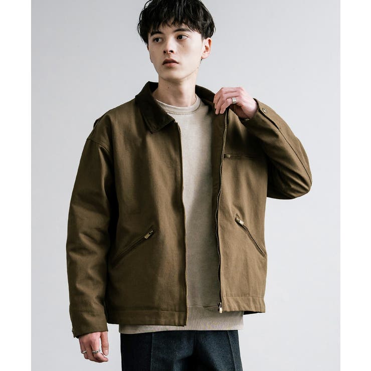 JOHN'S CLOSET カバーオール 「13」ダック地 襟コーデュロイ