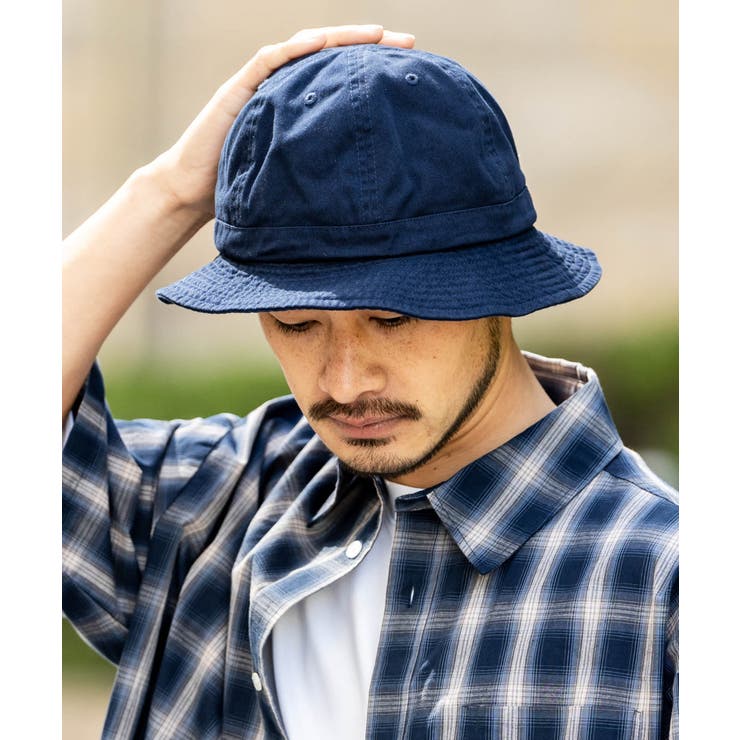 NEWHATTAN ネイビー バケットハット S/M チャレンジャー NEWHATTAN ネイビー バケットハット S/M チャレンジャー