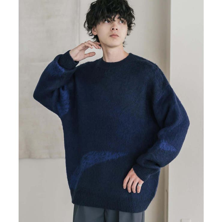 ニット モヘアライク グラデーション[品番：OE000008368]｜Rocky