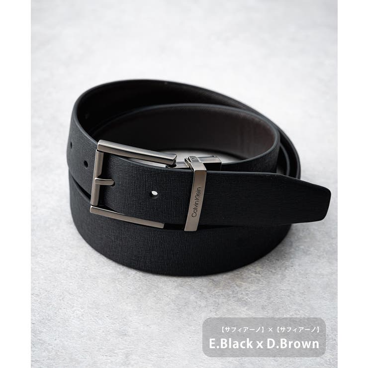 CalvinKlein カルバンクライン レザーベルト[品番：OE000008550