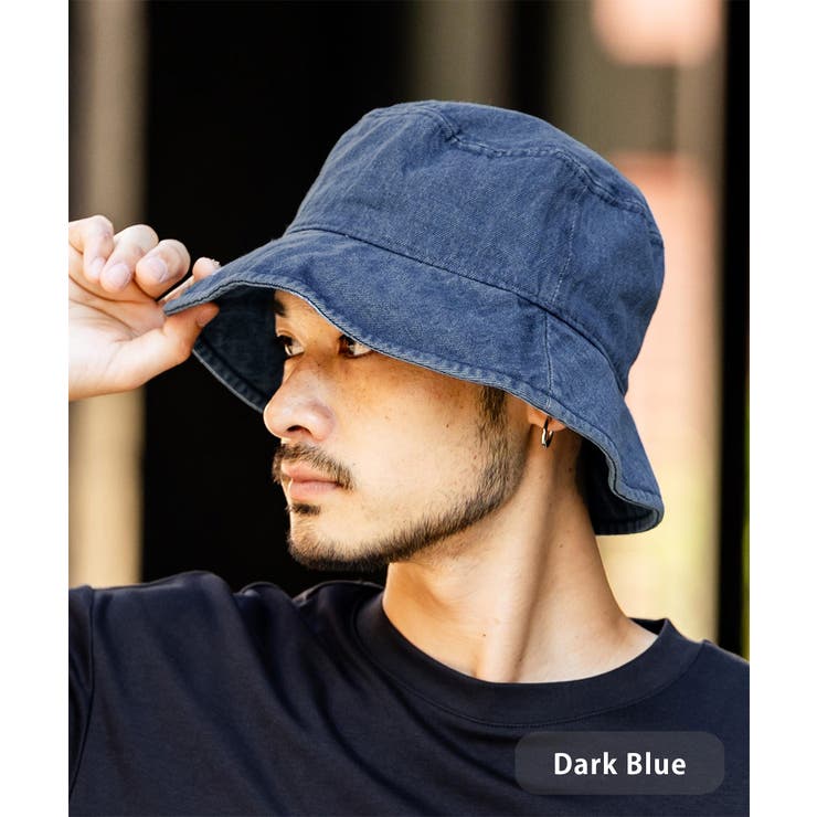 ダークブルー | NEWHATTAN バケットハット デニム | Rocky Monroe