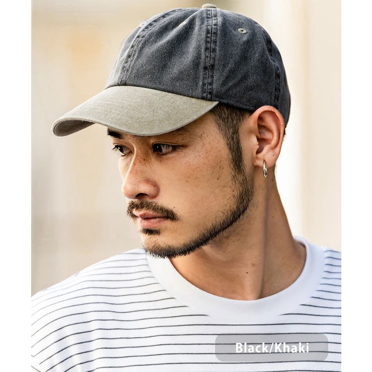 ブラック×カーキ