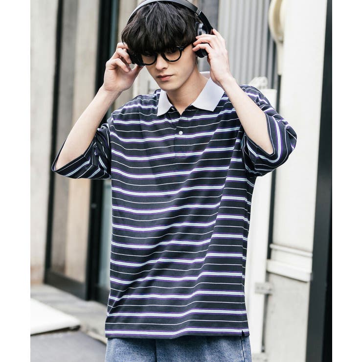 ポロシャツ マルチボーダー 半袖[品番：OE000007885]｜Rocky  Monroe（ロッキーモンロー）のメンズファッション通販｜SHOPLIST（ショップリスト）