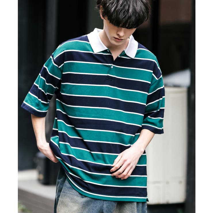 ポロシャツ マルチボーダー 半袖[品番：OE000007885]｜Rocky  Monroe（ロッキーモンロー）のメンズファッション通販｜SHOPLIST（ショップリスト）