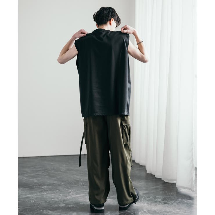 ロッキー　古着　ダメージタンクトップ ロッキーモンロー Rocky Monroe タンクトップ ノースリーブ USA