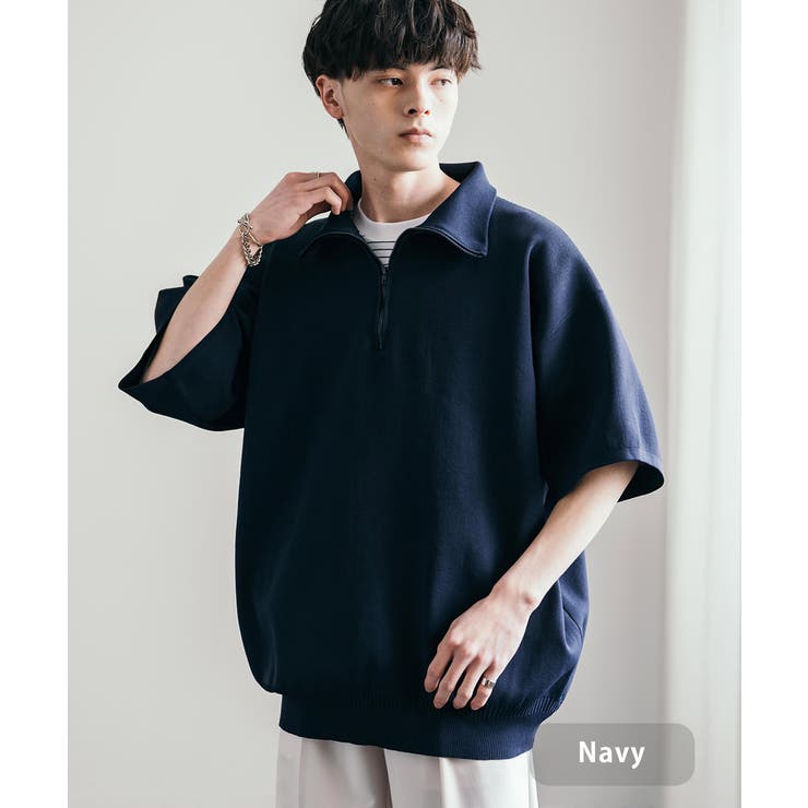 ハーフジップ ハイネック トップス 2色 半袖 メンズ 韓国 cra043 astro250170_3_col6.jpg?fitin=