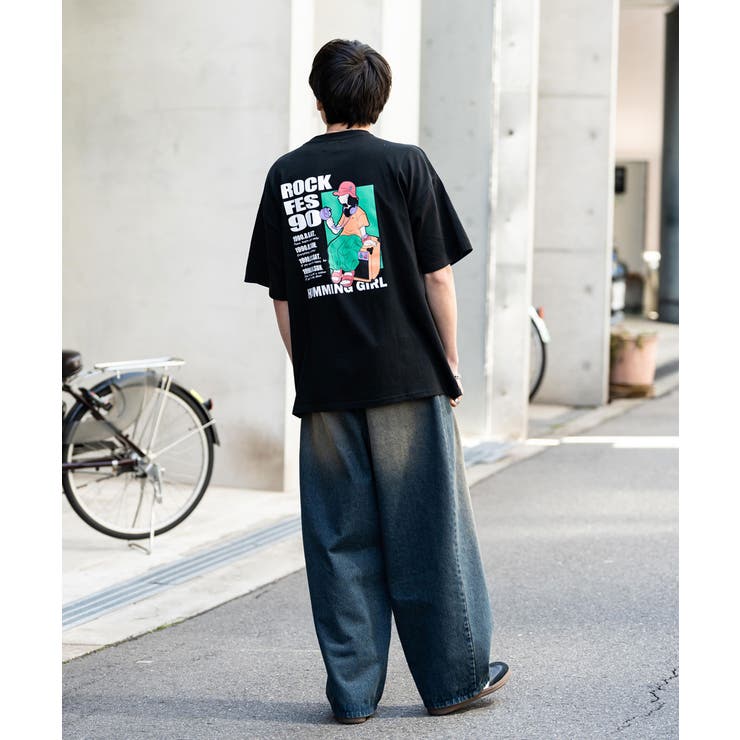 プリントTシャツ 半袖 バックプリント | Rocky Monroe | 詳細画像6 