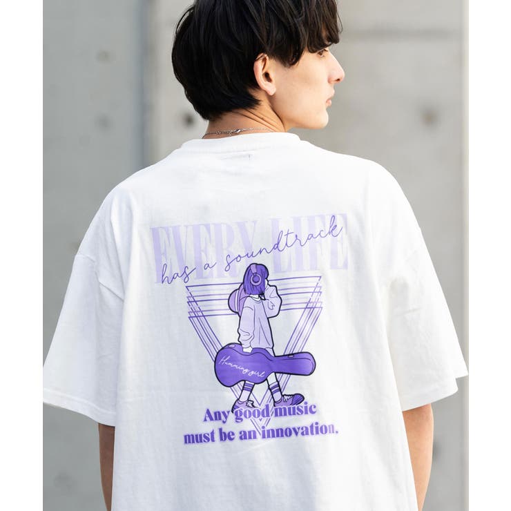 プリントTシャツ 半袖 バックプリント | Rocky Monroe | 詳細画像12 