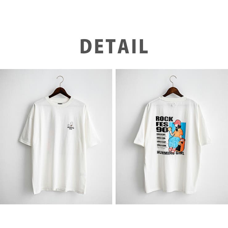naptime うまく バックプリントTシャツ L ホワイト