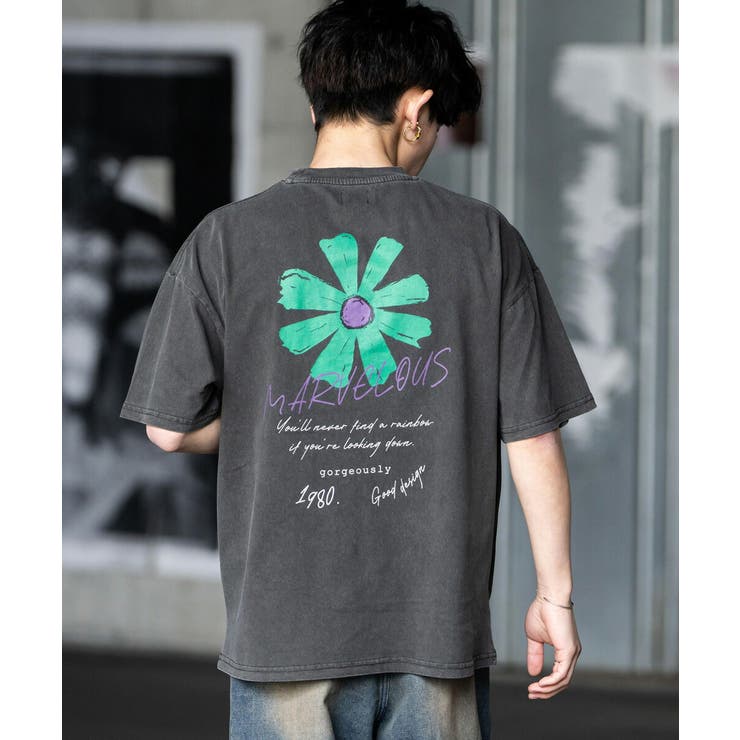 Tシャツ 半袖 バックプリント