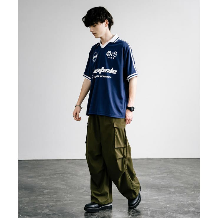 ゲームシャツ Tシャツ 襟付き[品番：OE000008013]｜Rocky Monroe