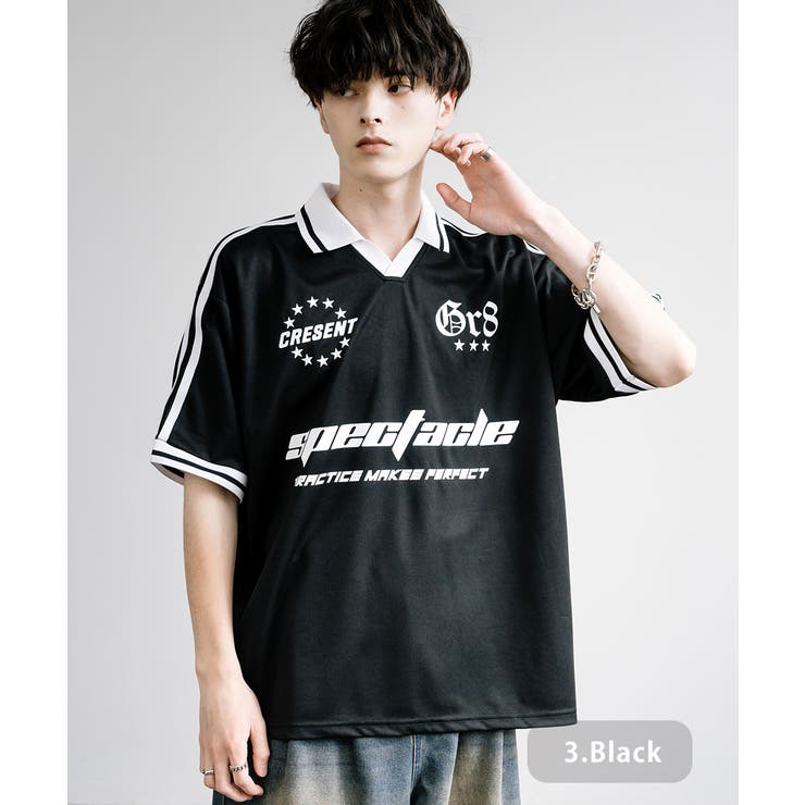 ゲームシャツ Tシャツ 襟付き[品番：OE000008013]｜Rocky Monroe