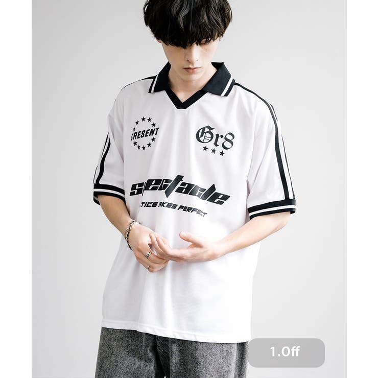 ゲームシャツ Tシャツ 襟付き[品番：OE000008013]｜Rocky Monroe