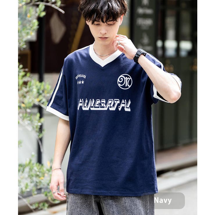 ゲームシャツ Tシャツ Vネック[品番：OE000008099]｜Rocky Monroe