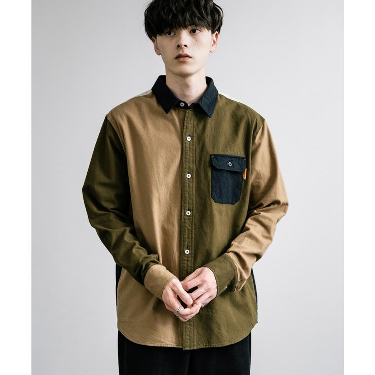 ネルシャツ 長袖 無地[品番：OE000008188]｜Rocky Monroe（ロッキー