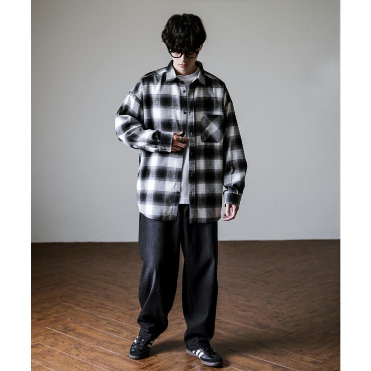 アウトレット福袋 チェックシャツ ネルシャツ 長袖[品番：OE000008295]｜Rocky トップス