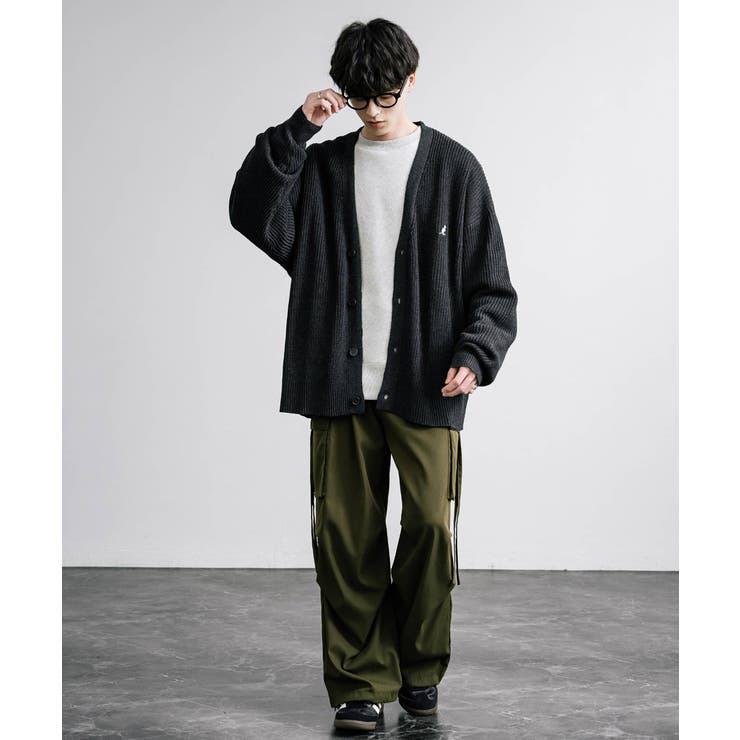 KANGOL カーディガン ワンポイント刺繍[品番：OE000008313]｜Rocky