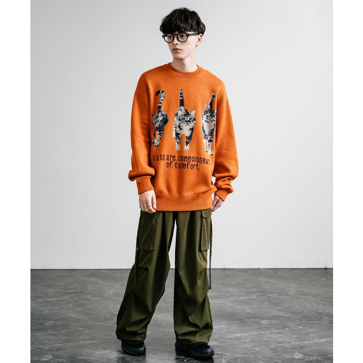 いろ IRO イロ メンズ ニットパンツ L（半袖ポロカーデ サマーニット