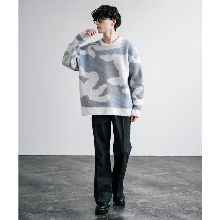 ニット セーター カモフラ柄 | Rocky Monroe | 詳細画像4 