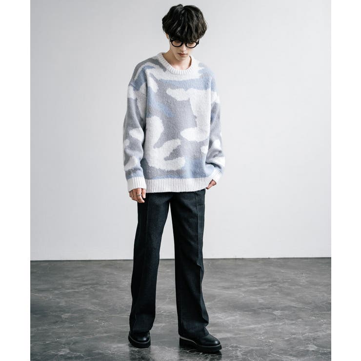 ニット セーター カモフラ柄 | Rocky Monroe | 詳細画像5 