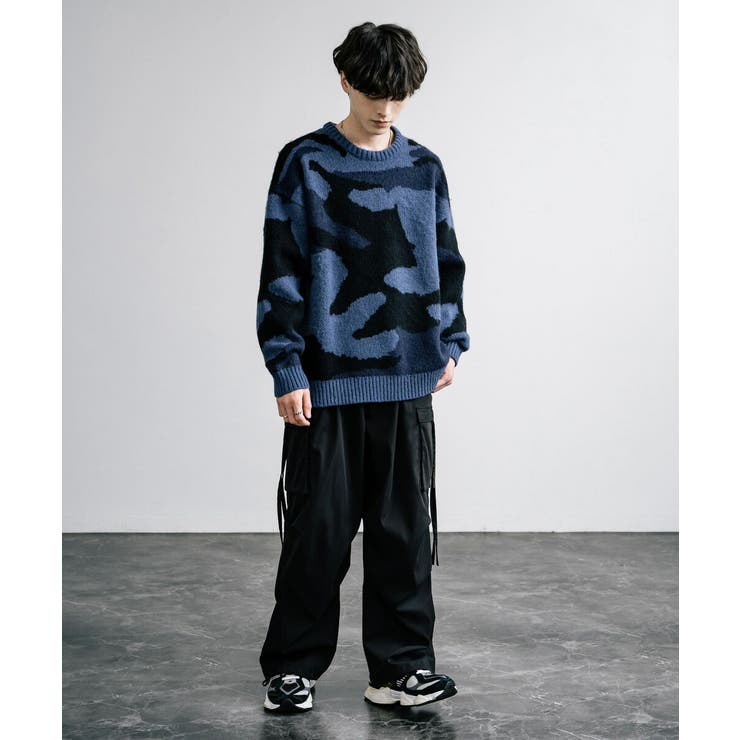 ニット セーター カモフラ柄 | Rocky Monroe | 詳細画像9 