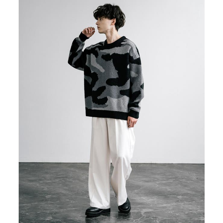 ニット セーター カモフラ柄 | Rocky Monroe | 詳細画像10 