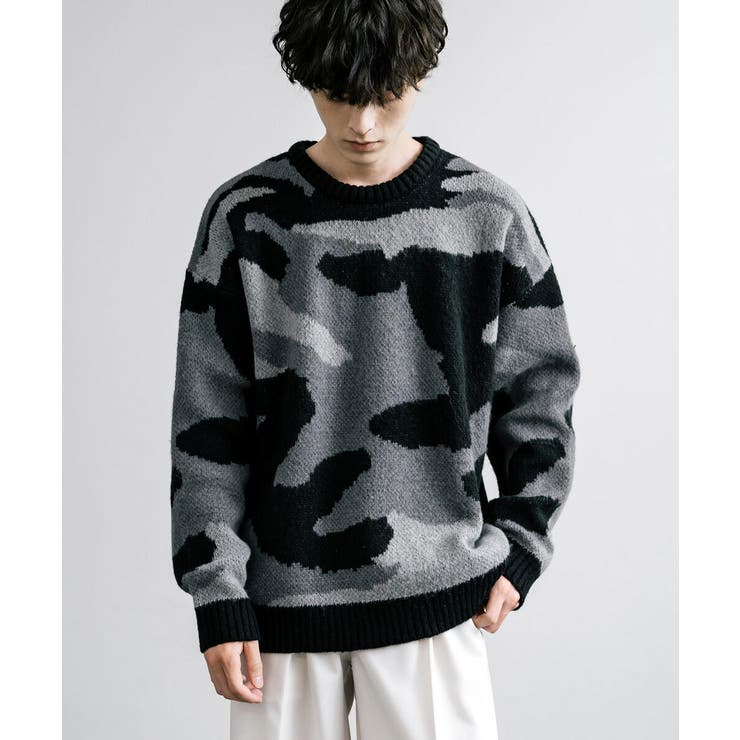 ニット セーター カモフラ柄 | Rocky Monroe | 詳細画像11 